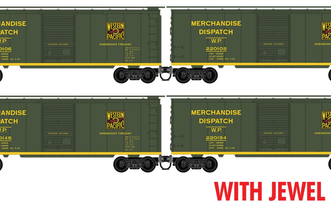 Micro-Trains Western Pacific 4-Car Runner Pack