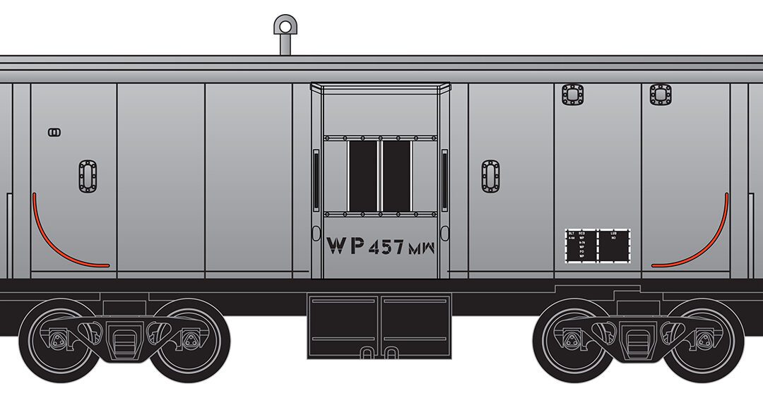 Micro-Trains Western Pacific MOW Caboose